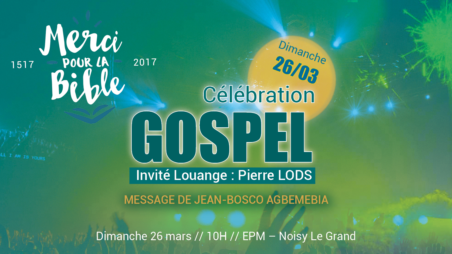 merci pour la bible - dim 26-03