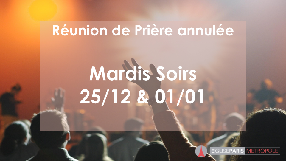 Réunion annulée