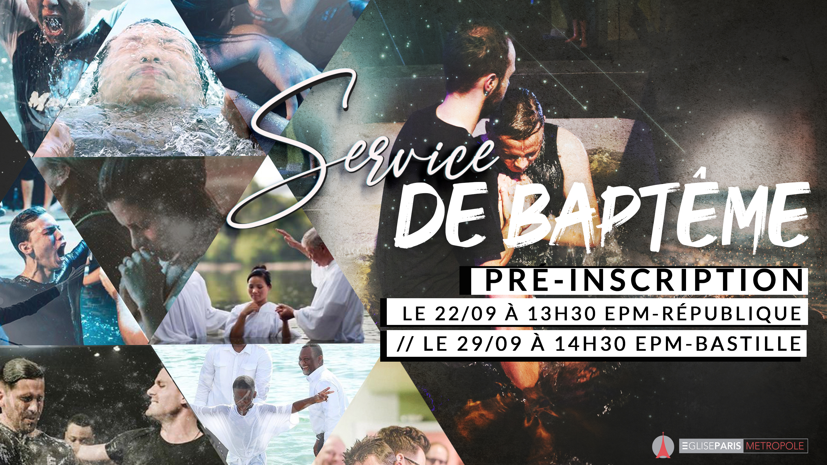 service de baptême_Préinscription